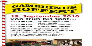 Hoffest "Zum Gambrinus" fand dieses Jahr wieder statt!