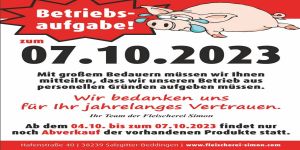 Fleischerei Simon in Beddingen schließt für immer