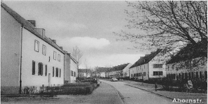 Ahornstraße - Richtung Süden