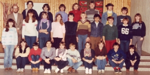 1981 Klassenfoto HS-Thiede 8a