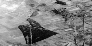 Luftbild Siedlung Steterburg April 1945