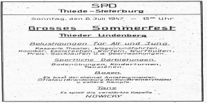1947 - 6. Juli - Großes Sommerfest auf dem Lindenberg