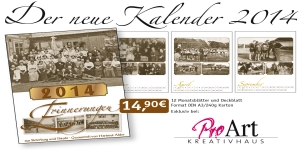 Neuer Bild-Kalender von Pro Art 2014