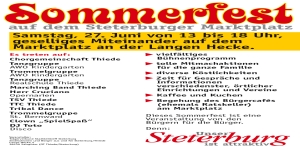 27. Juni - Sommerfest in Steterburg