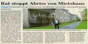 23.09.2015 Abriss gestoppt!