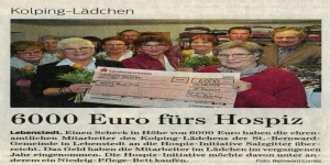 21.01.2017 Kolping-Lädchen zieht Bilanz