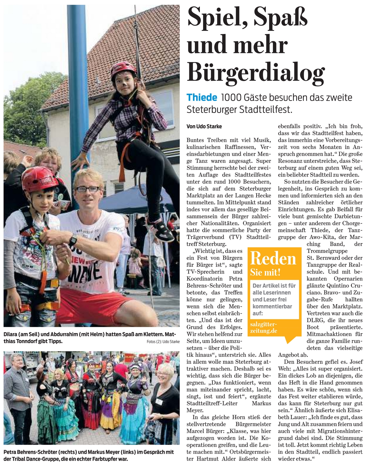 Salzgitter Zeitung Sommerfest 2015