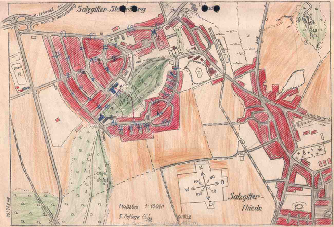 Karte Steterburg 1966 gs