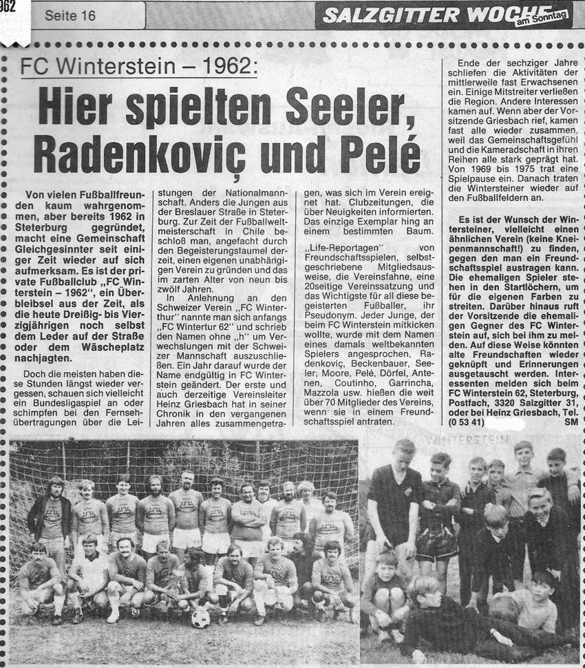 FC Winterstein Artikel