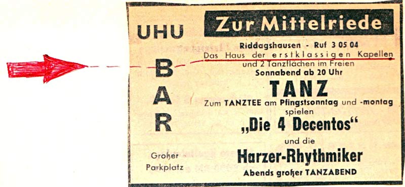 1965 Decentos Mittelriede Zeitung